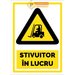 Indicator pentru stivuitoare in lucru